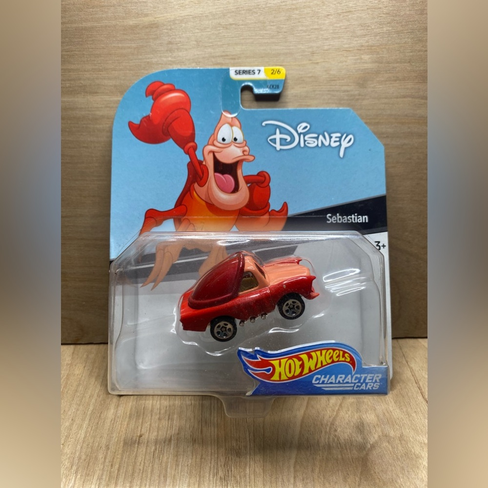 Hot wheels, Sebastian from the little mermaid, crab car NIB